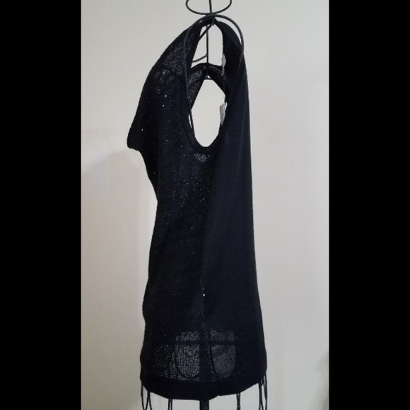 Ann Taylor Loft Black Sequin Tank Top NWT - Picture 4 of 6